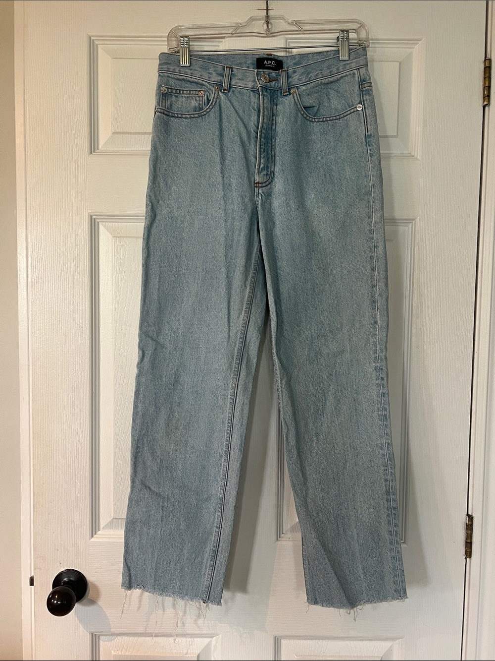 A.P.C. Light Blue Straight Jeans
